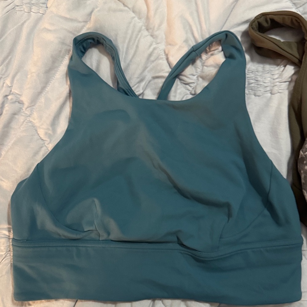 Lululemon Athletica Teal Sports Bra